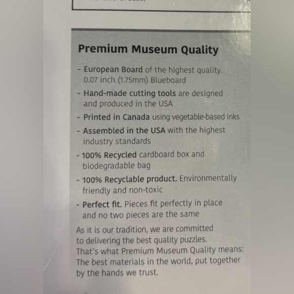 NWB Leonardo de Vinci’s Mona Lisa 1000 Piece Puzzle - Picture 3 of 4